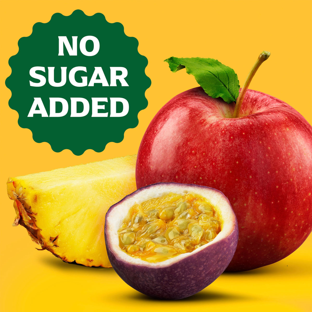 Mott’s Pineapple Passion Fruit Juice four-pack box displays convenient family option