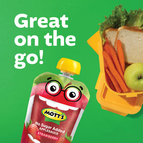 Mott's vitamin C on the pouch, accessible fruit snack
