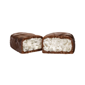 Kosher and gluten-free label on MOUNDS coconut chocolate bars