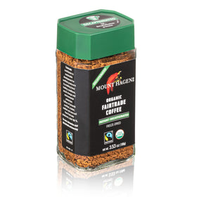 Mount Hagen organic Arabica beans emphasize premium origin and fair trade quality