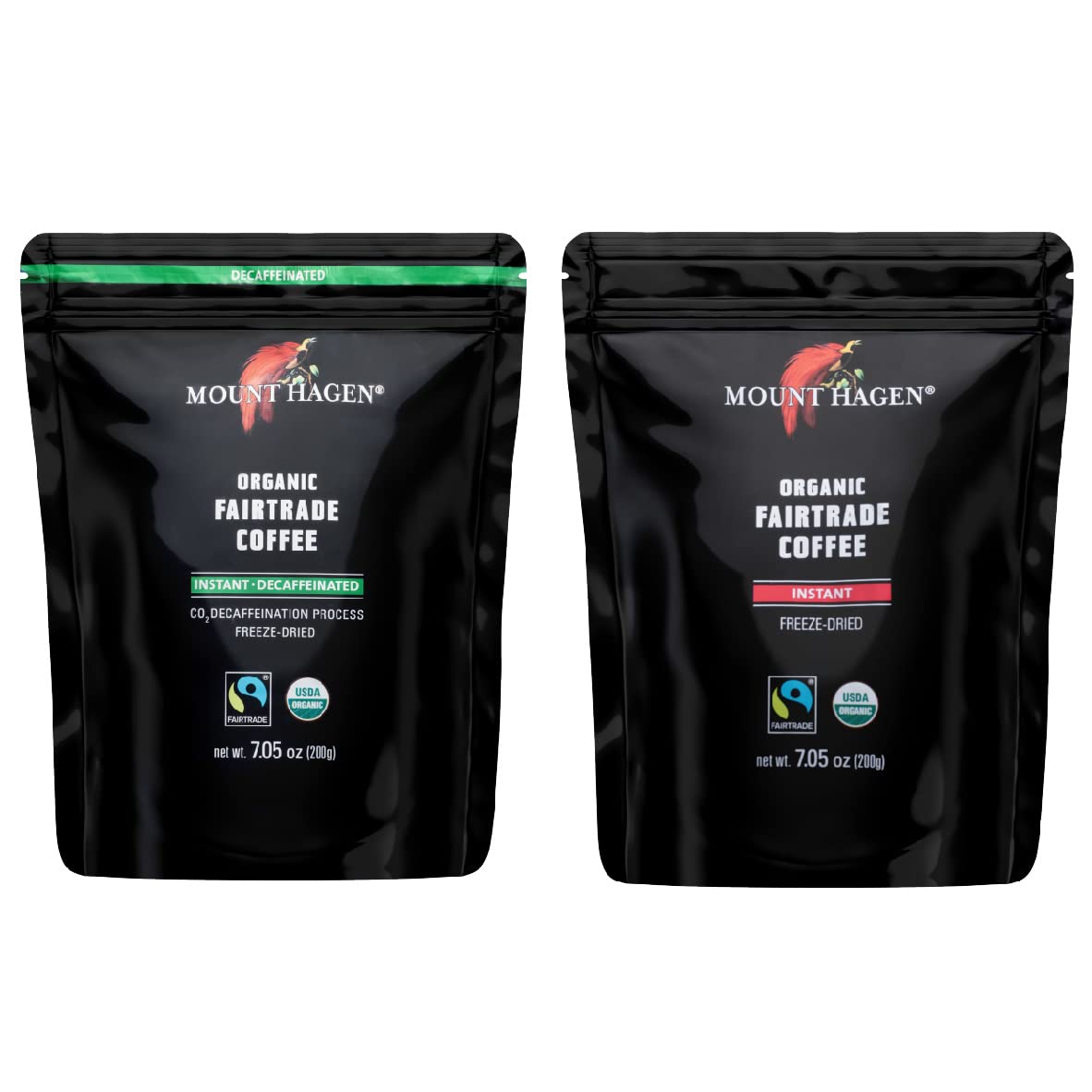 Mount Hagen bulk pouch front view showing convenient resealable packaging for travel.