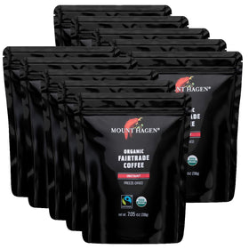Mount Hagen bulk resealable pouch for convenient instant coffee