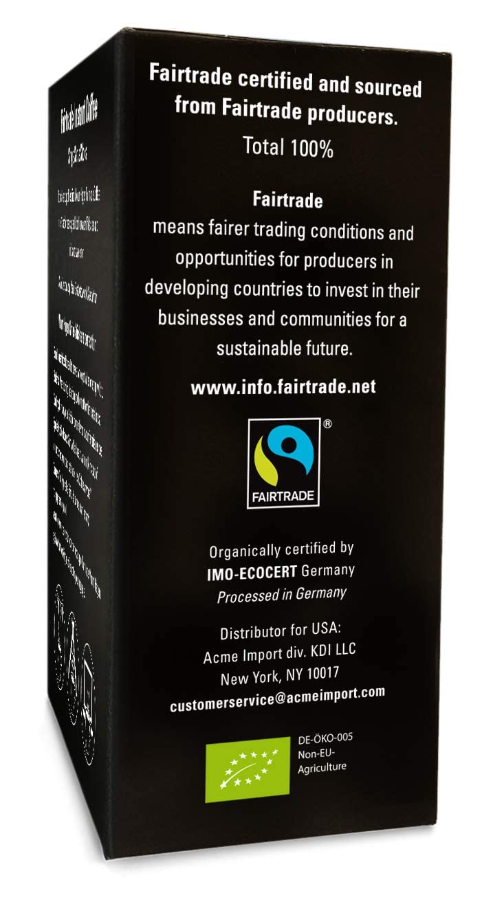 Mount Hagen medium roast decaf delivers a smooth cup