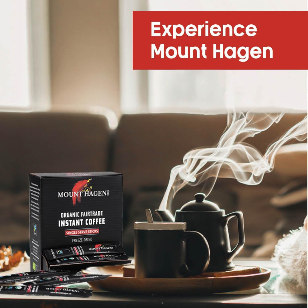 Medium roast flavor in a portable stick for office breaks.
