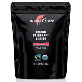 Mount Hagen resealable pouch preserves freshness for travel and daily brewing