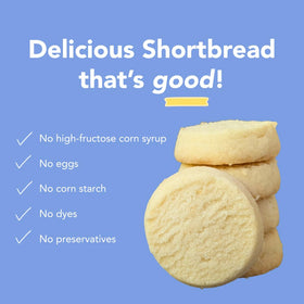 Mount Virginia shortbread crumb close-up reveals delicate texture