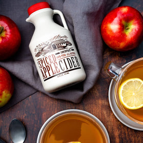 Mountain Cider bottle stored on shelf highlighting long shelf life