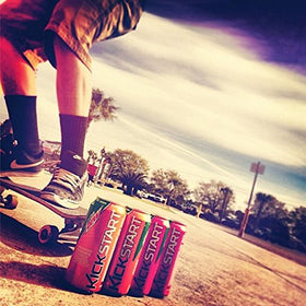 Mountain Dew Kickstart pack of 12 cans for easy, on-the-go refuels
