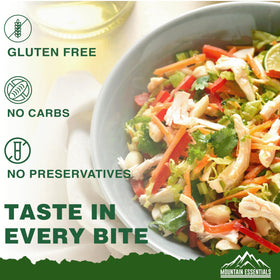 Emergency survival staple: Mountain Essentials turkey stays shelf-stable in your kit.