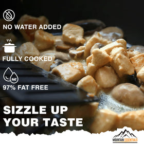 Culinary versatility of Mountain Essentials turkey with sea salt for simple flavor.