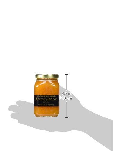 Mountain Fruit Co Always Apricot Jam toast spread showcases versatile topping option.