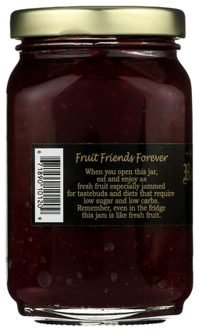 Raspberry Tart Jam as a dessert topping by Mountain Fruit Co.