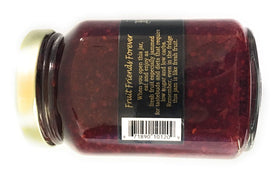 Pouring Mountain Fruit Co. Raspberry Tart Jam, silky berry glaze.