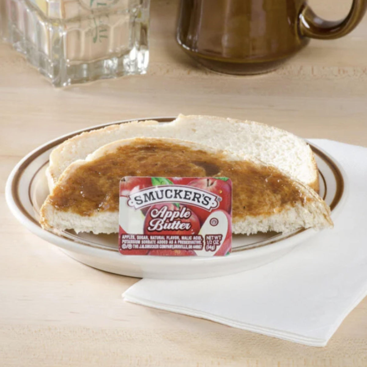 Movelo Apple Butter with real apples and warm spices for flavor.
