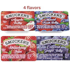 Movelo jelly cups stack neatly for pantry storage and quick service