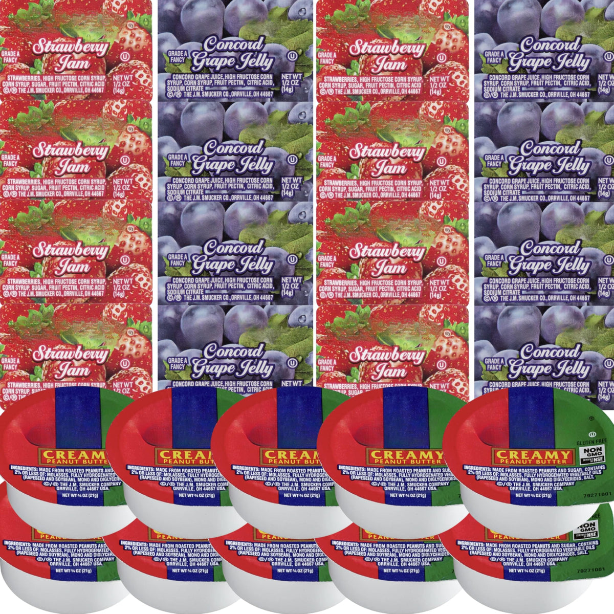 Movelo PB&J cups variety pack ready for easy school lunches