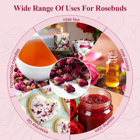 MQUPIN vitamin-rich rose buds for natural recipes
