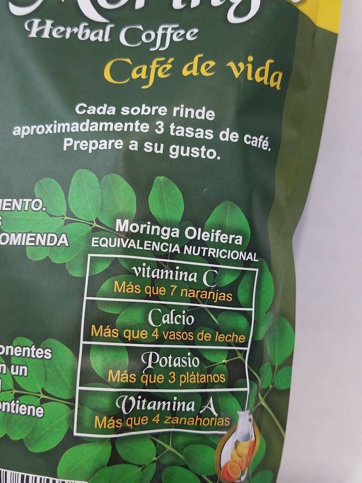 Mr Botanic Moringa Herbal Coffee Arabic Vida 4n1 blend visual.