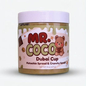 Mr Coco Dubai Cup pistachio-tahini kataifi—a creamy spread with crunch for pastries
