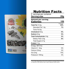 MR. MARTIN close-up roasted sunflower seeds showcase a crunchy texture for grazing at work.