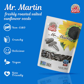 MR. MARTIN on-the-go snack ideal for travel or work breaks.