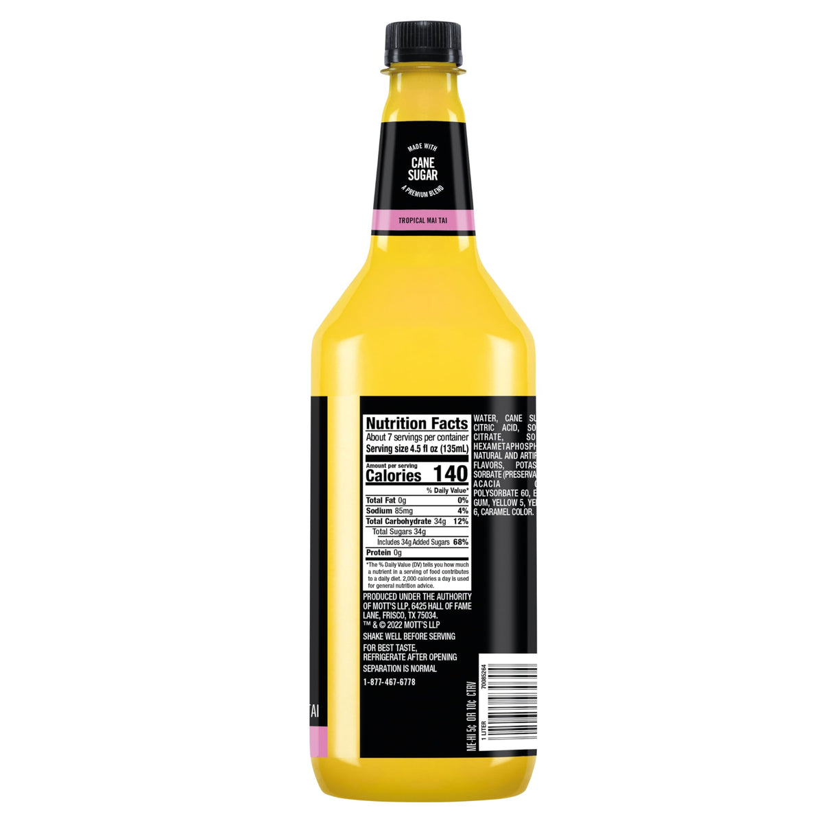 Mr and Mrs T Mai Tai Mix virgin-mocktail serving idea for non-alcoholic parties.