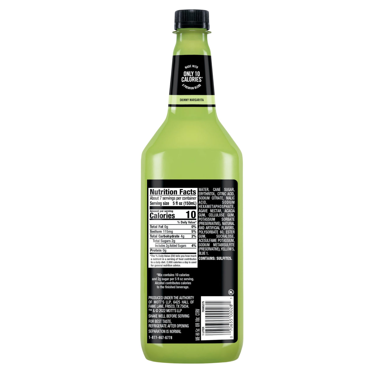 Real agave sweetness highlighted on Mr & Mrs T label