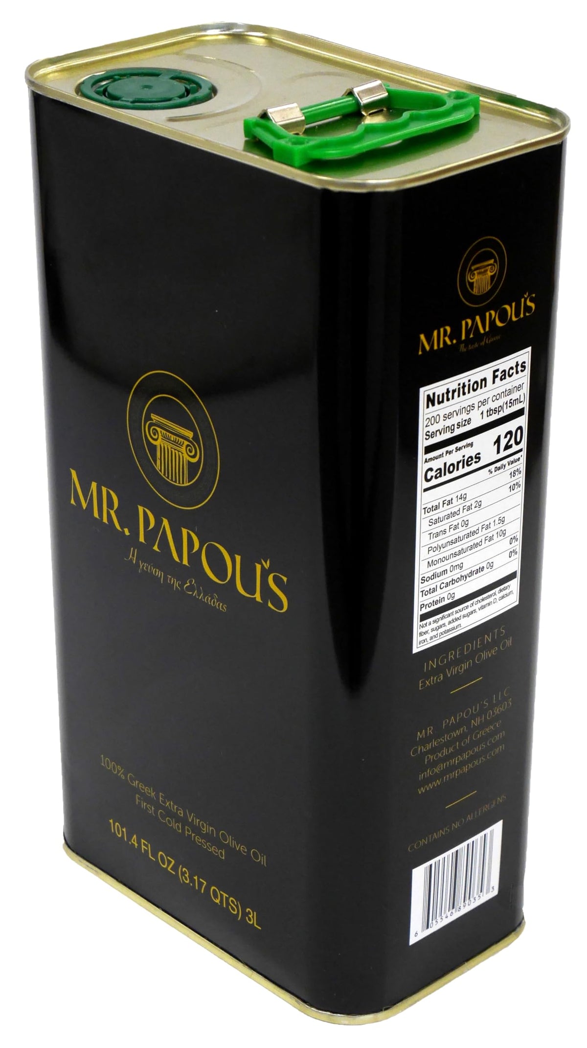Mr. Papou's single origin Greek olive oil map harvest emphasizes traceable sourcing.