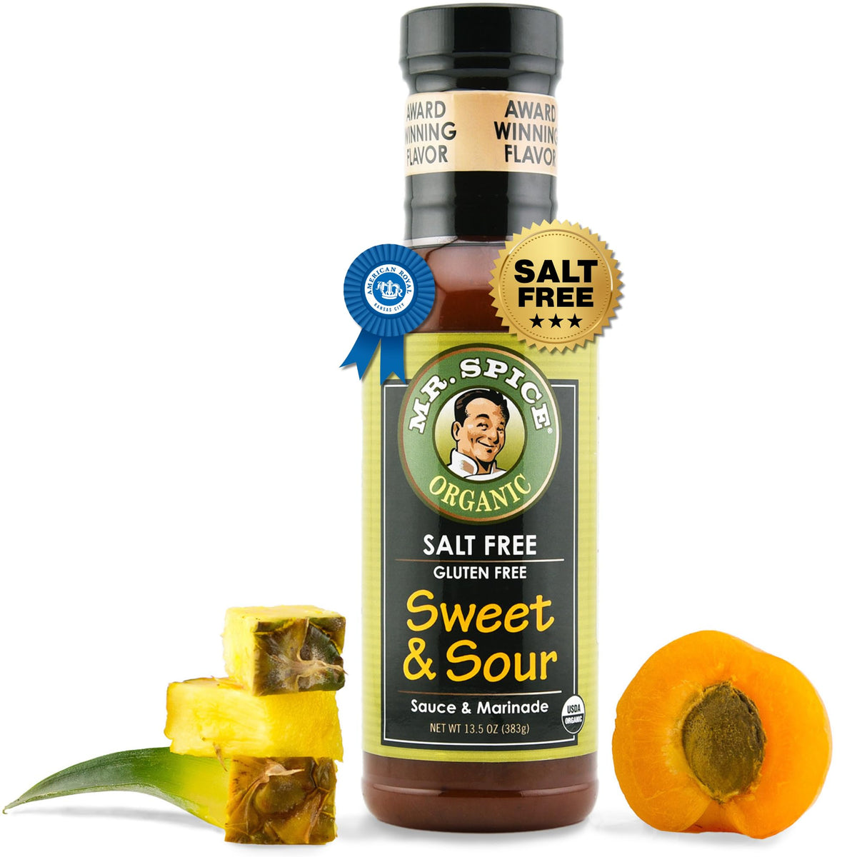 Mr. Spice Organic Sweet and Sour Sauce bottle pour for glaze ready meals