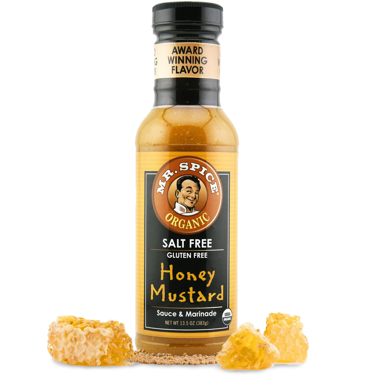 Mr. Spice Griller's Choice Honey Mustard sauce with deli-style tang and balance