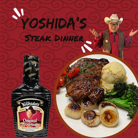 Mr. Yoshida's Original Japanese Barbecue Marinade resealable-cap keeps sauce fresh
