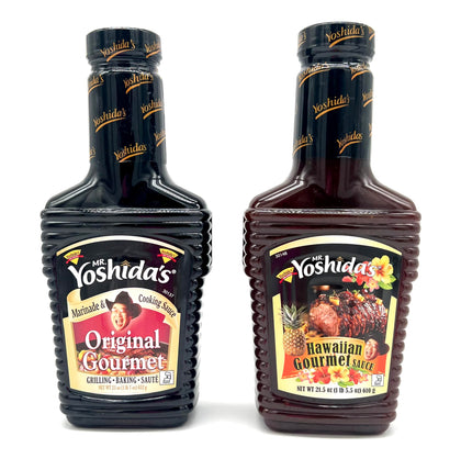 Mr. Yoshida's Original Japanese Barbecue Sauce bottle for savory grilled dishes.