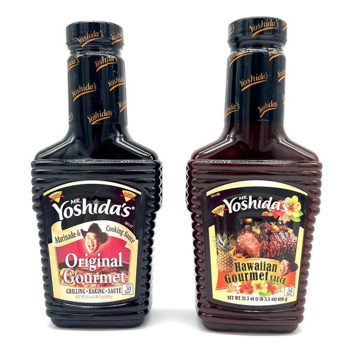 Mr. Yoshida's Original Japanese Barbecue Sauce bottle for savory grilled dishes.