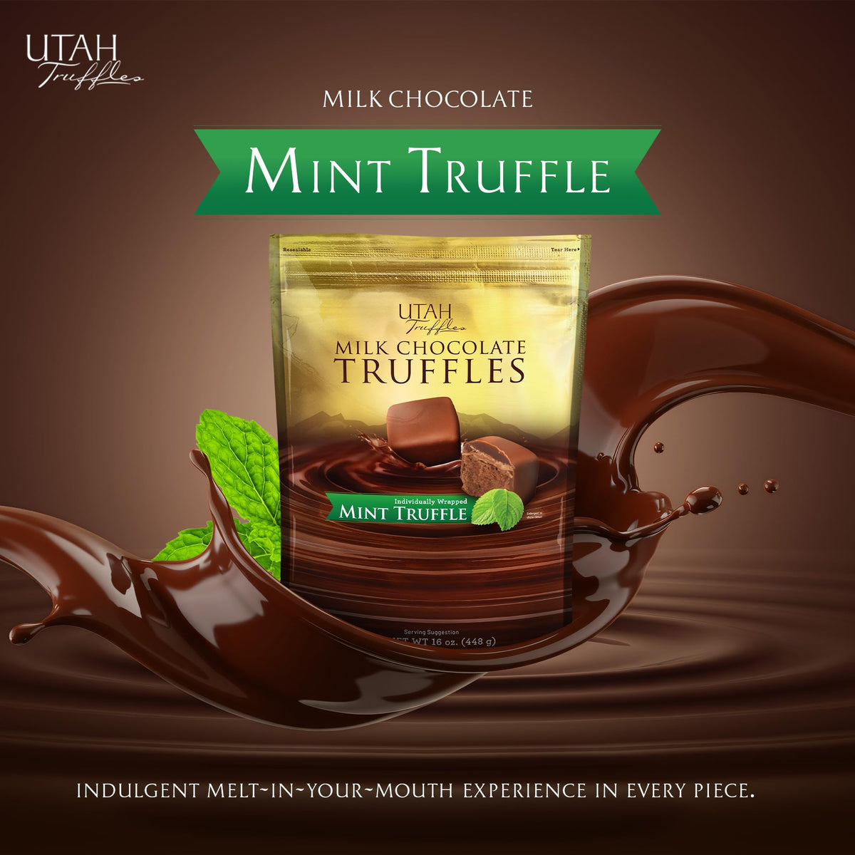 Utah Truffles individually wrapped chocolates for fresh taste and sharing