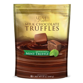 Mrs. Call's Utah Truffles mint chocolate truffles for a refreshing treat at gatherings.