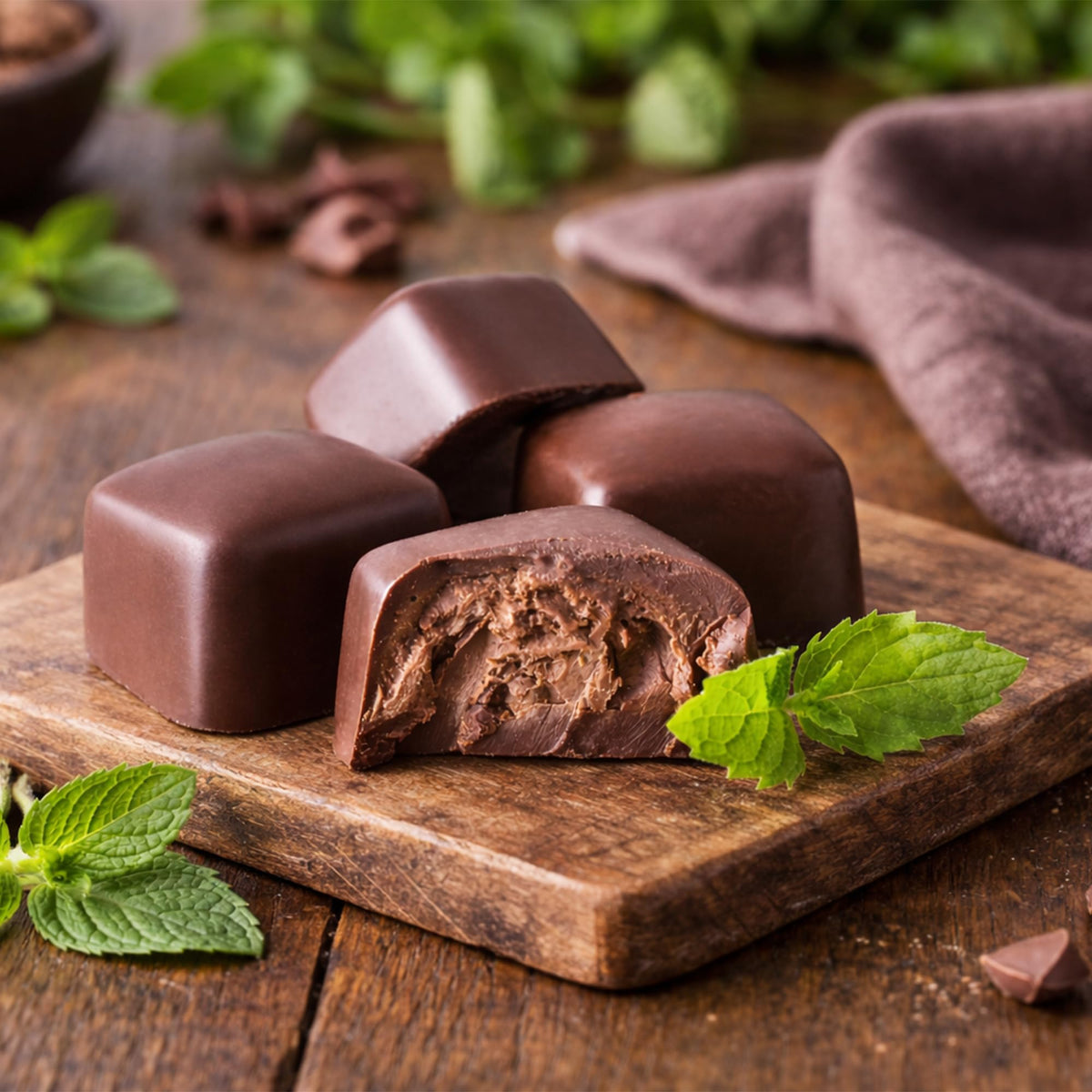Resealable pouch keeps chocolates fresh between servings