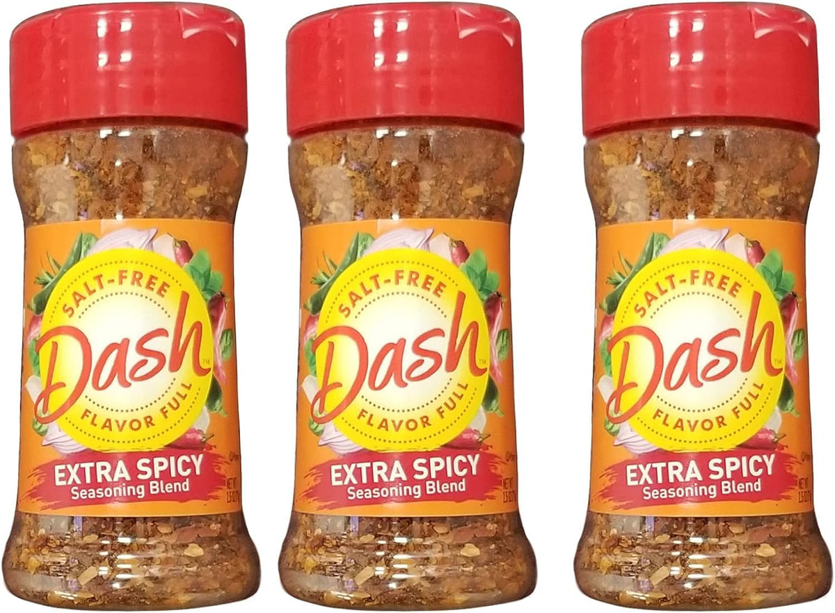 Mrs. Dash Extra Spicy Salt-Free Shaker front view for bold seasoning.