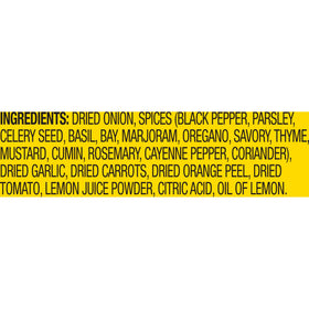 Mrs. Dash Original bottle label, clear branding and salt-free orientation.