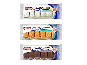 Mrs. Freshley's Donut Variety Crunch highlights a crispy center for a tasty snack.