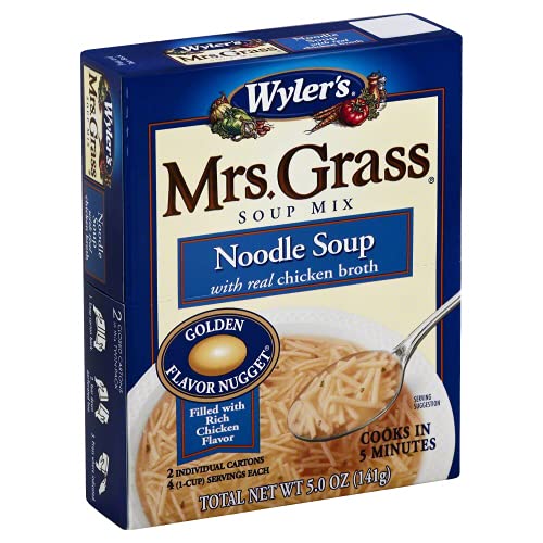 Mrs Grass Mix Soup Chicken Noodle served in a comforting bowl