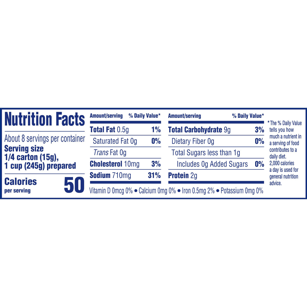 Mrs. Grass Noodle Soup Mix box with four servings, easy dinner.