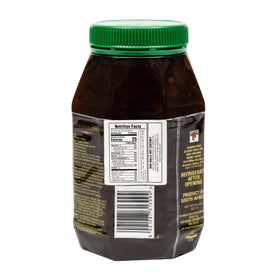 MRS H.S.BALL'S hot chutney jar front view with iconic label.