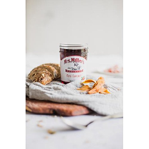 Mrs. Miller's Amish-made red currant jelly pack with two jars for pantry.