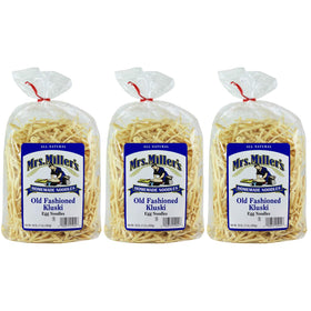Mrs Miller's Kluski noodles pack of 3, ideal for hearty meals