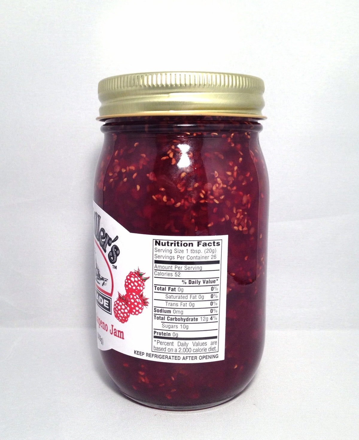 Mrs. Miller's Red Raspberry Jalapeño Jam on toast for a breakfast treat