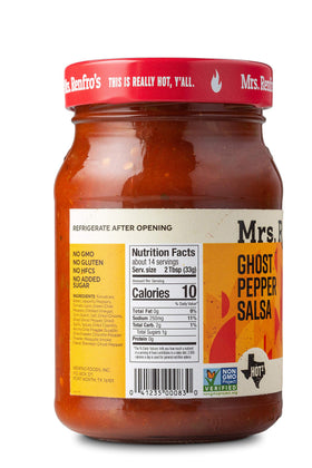Mrs. Renfro's Hot Variety Pack label showcases two distinct salsas for tasting.