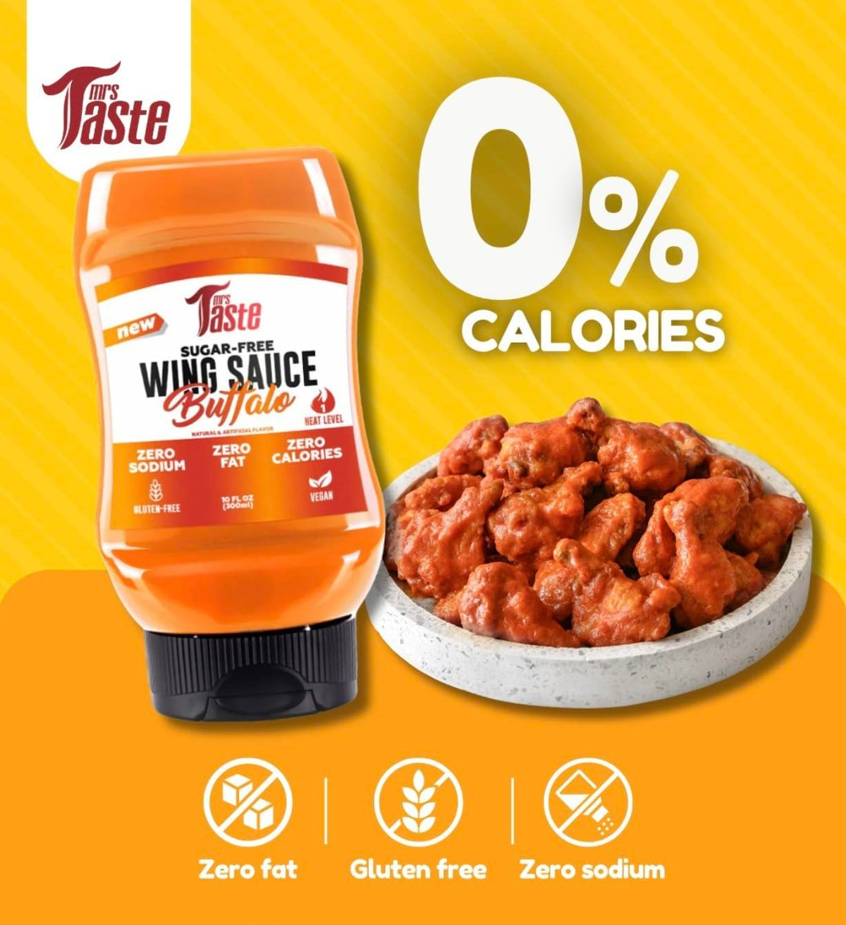 Mrs Taste paleo friendly sauce boosts meals.