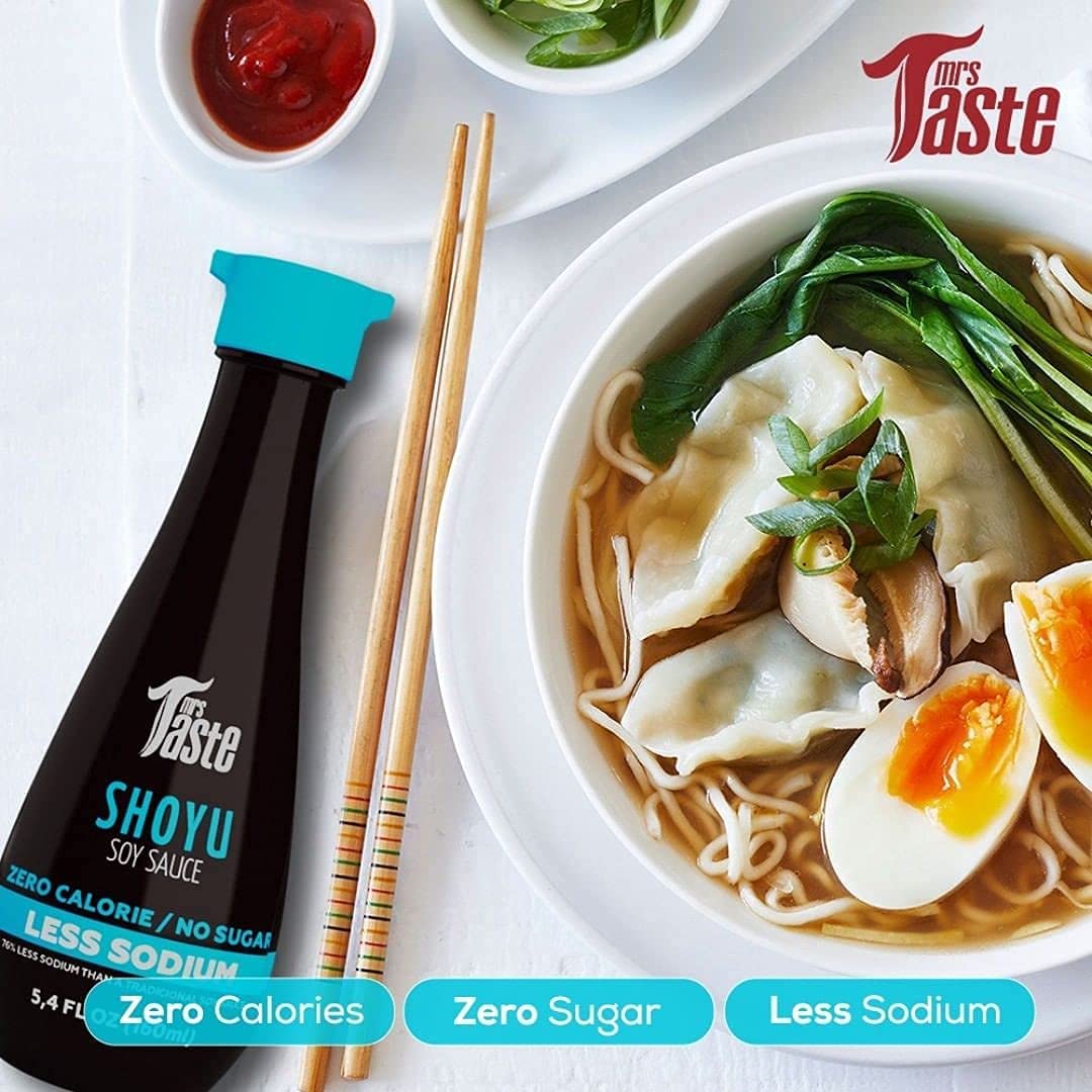 Mrs Taste Shoyu dish glaze adding umami without extra sugar.