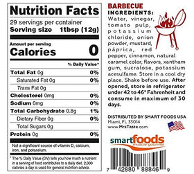 Mrs Taste Sugar Free BBQ bottle pouring to glaze meats