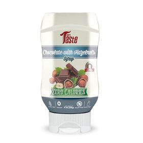 Mrs Taste Sugar Free Syrup bottle with glossy drizzle and zero calories.